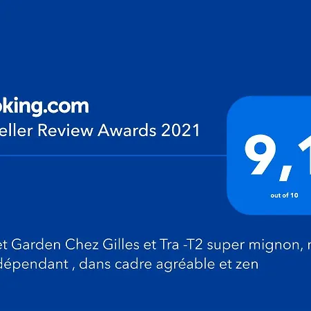 Secret Garden - Chez Gilles Et Tra - Maison D -t2 Super Mignon, Neuf Et Independant , Dans Cadre Agreable Et Zen Апартаменты *