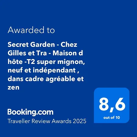 Secret Garden - Chez Gilles Et Tra Maison D Climatisee Type T2 Tres Cosy , Dans Cadre Agreable Et Zen *